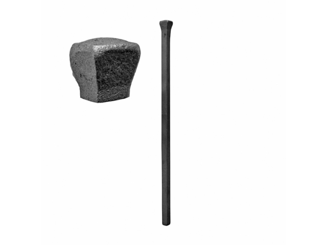 Kovaná špice,Kovaný plot h350, 12x12mm